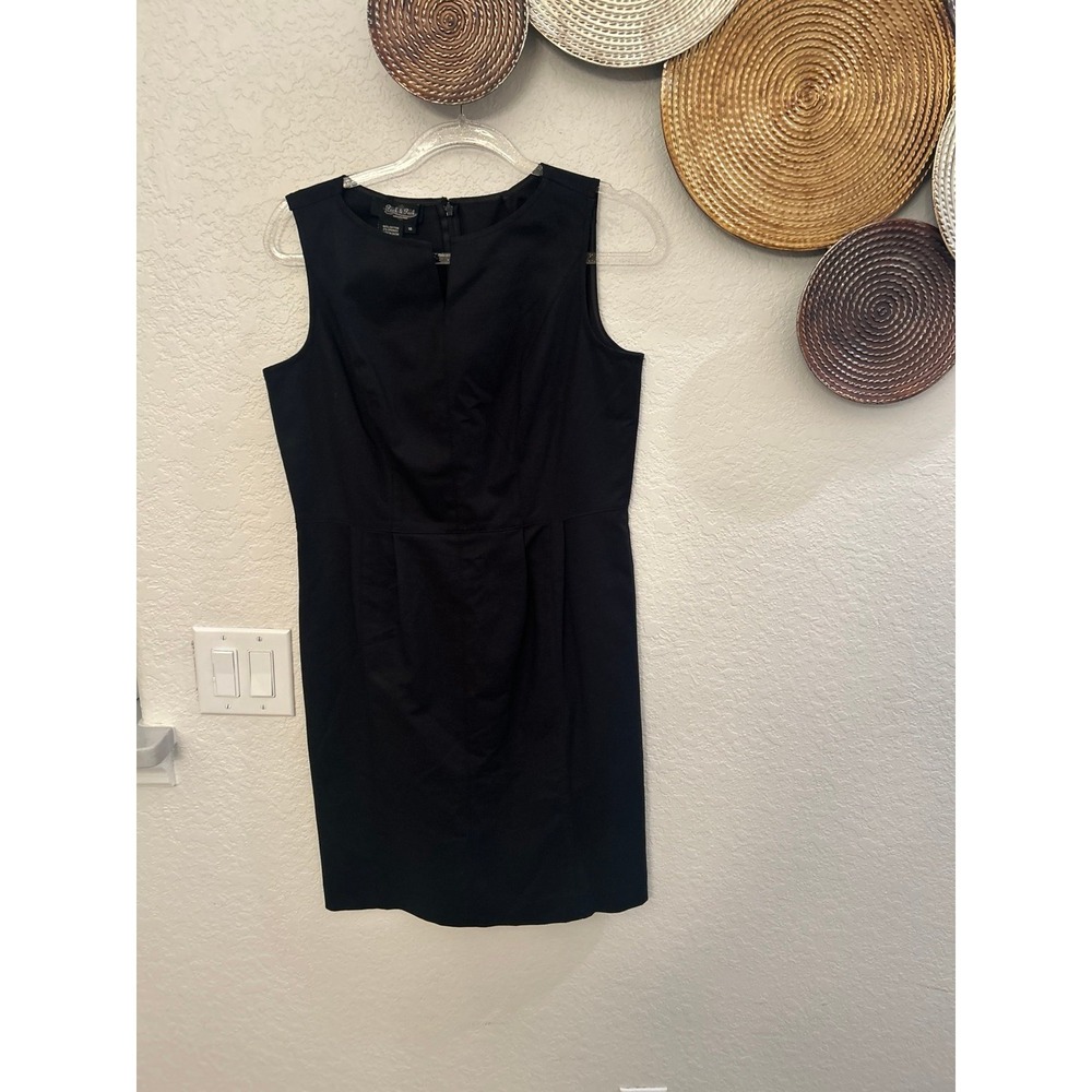Peck & Peck Collection, made of a cotton-spandex blend black dress size 10